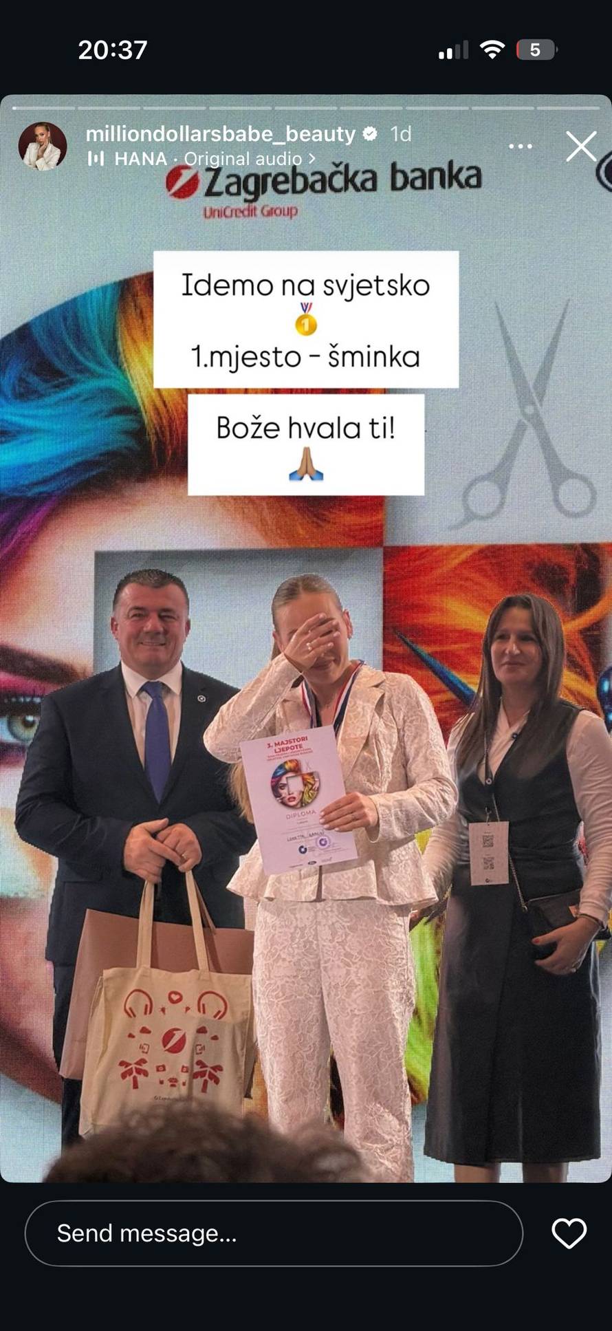 Prvakinja sam u šminkanju i mama četvero djece. U salonu radim i petkom i svetkom...