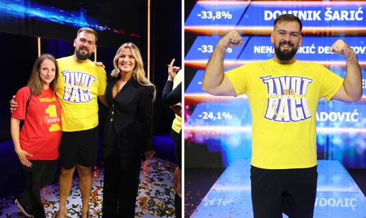 Pobjednik Dominik iz 'Života na vagi': 'Ne bih izdržao bez svoje supruge, želim biti i bolji otac'