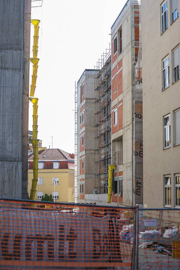 Zagreb: Gra&dstrok;evinski radovi na KBC Sestre milosrdnice 