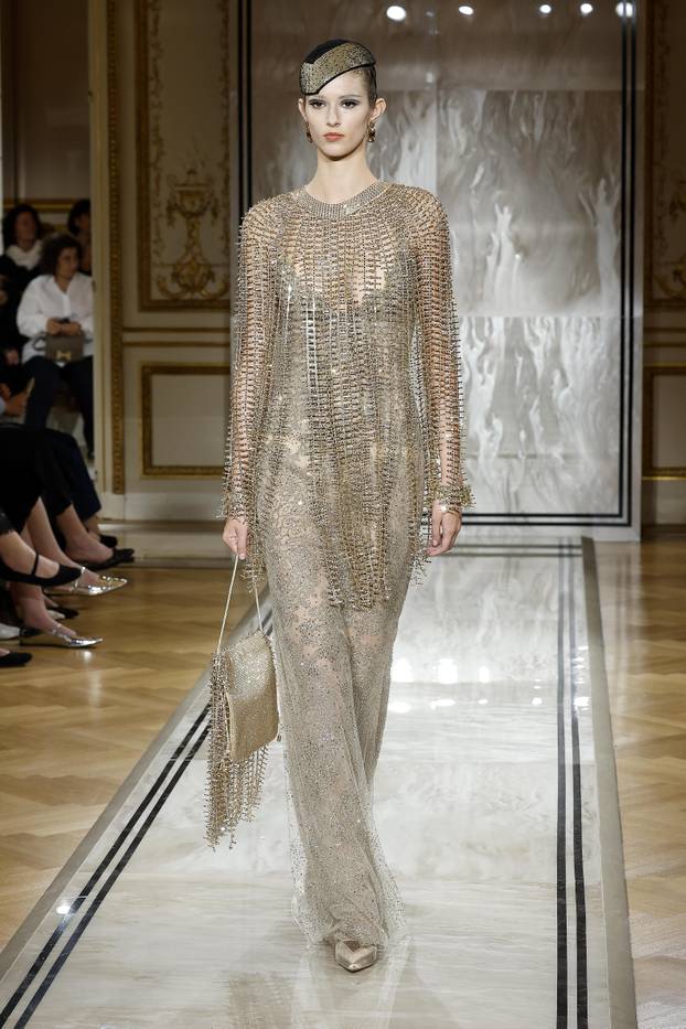GIORGIO ARMANI PRIVÃ Haute Couture Fall/Winter 2025-2026 Runway during Paris Haute Couture Fashion Week on July 2025 - Paris; France 08/07/2025