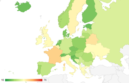 Ovo je lista najopasnijih država u Europi: Evo gdje je Hrvatska
