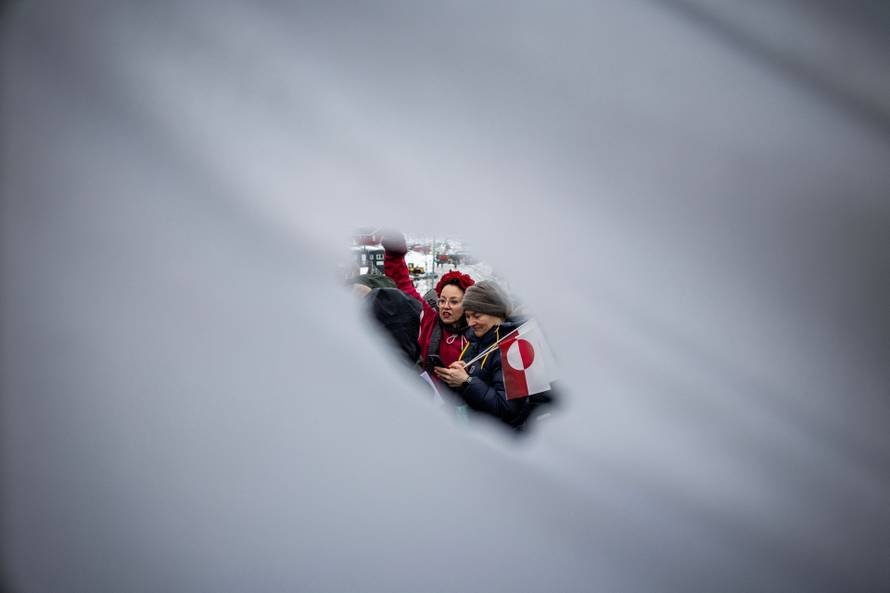 Protesters rally in Greenland against Trump annexation threat