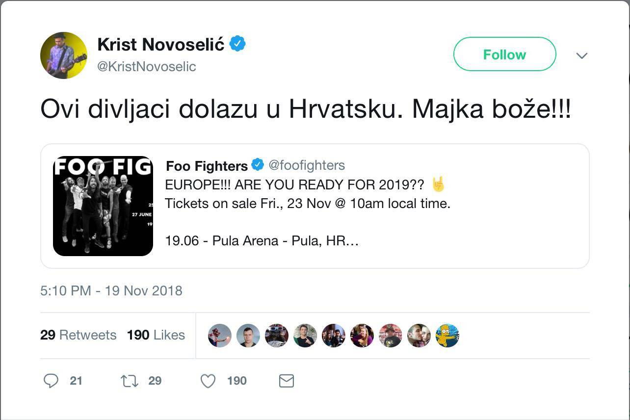 Basist Nirvane najavio kolegu: Ovi divljaci dolaze u Hrvatsku