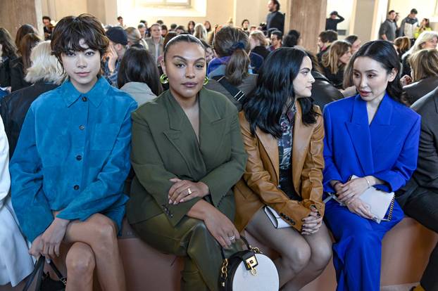 Milan, Milan Fashion Week, Women Fall Winter 2020. Milan, Women's Fashion, Autumn Winter 2020. Salvatore Ferragamo arrivals