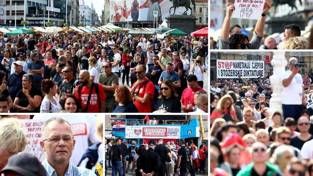 FOTOGALERIJA Transparenti i poruke: Ovako je izgledao 'Festival slobode'  na trgu