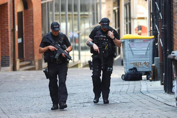 Police respond to a major incident, in Nottingham