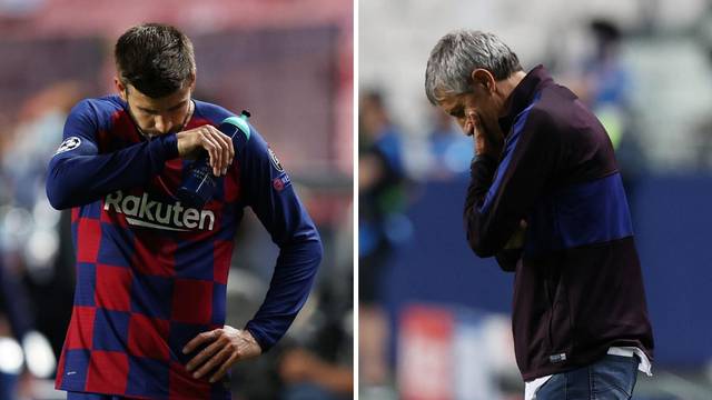 Setien dobio otkaz! Pique kaže: 'Sramota, dotaknuli smo dno'