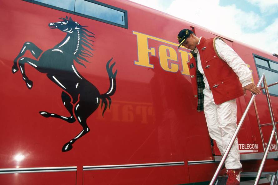 firo: Formula 1, season 1995 Sport, Motorsport, Formula 1, archive, archive pictures Team Benetton (1991-1995) Michael Schumacher