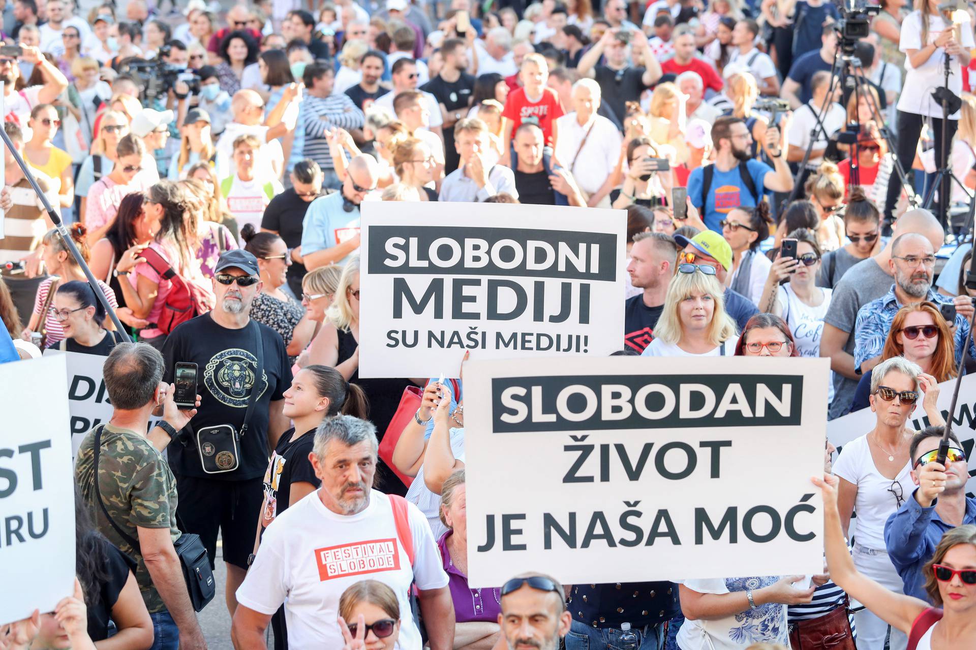 Zagreb: Na Trgu bana Jelačića održan Festival slobode