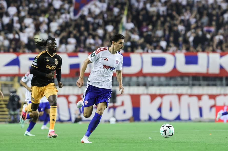 Susret 1. kola Konferencijske lige između Hajduka i Ajaxa