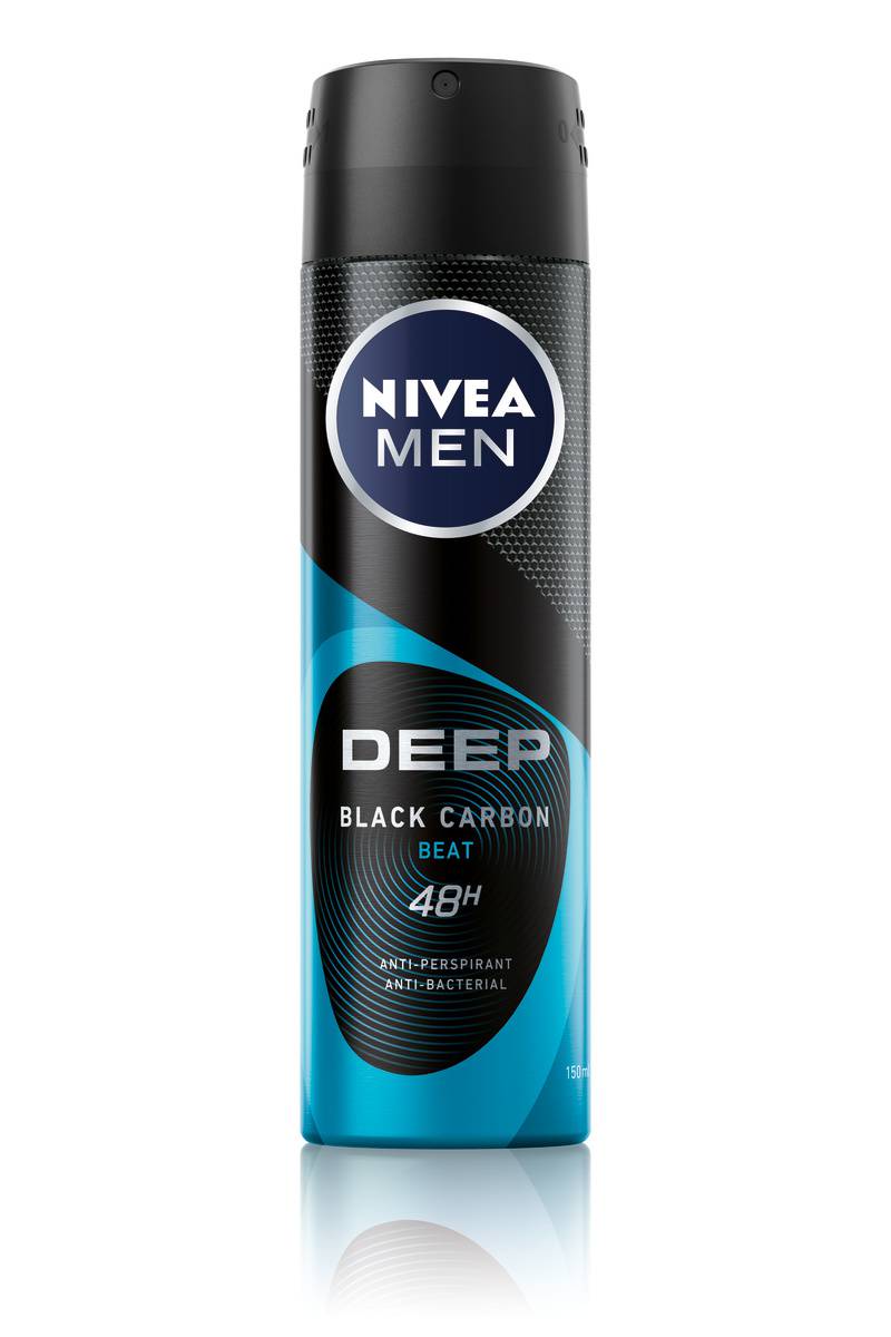 Oslobodite svoja osjetila uz nenadmašnu svježinu NIVEA MEN Deep Beat antiperspiranta