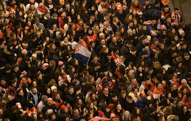 Zagreb: Docek broncanih rukometasa