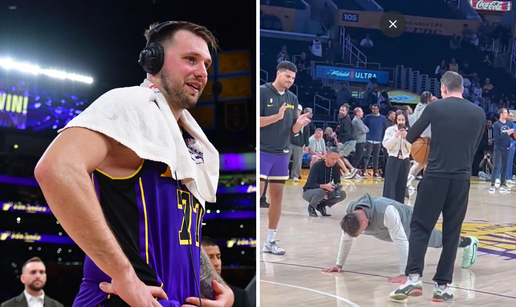 VIDEO Dončić 'pumpa' sklekove dok ga gleda čovjek koji ga je otjerao iz Dallasa. A svira Ceca