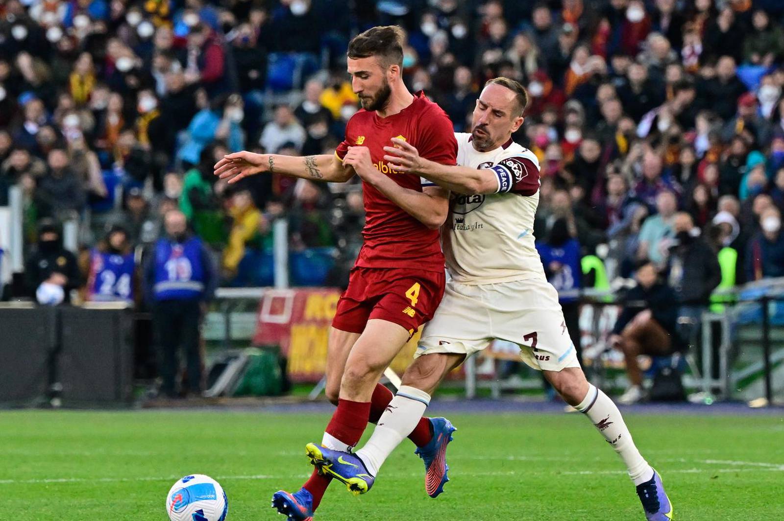 italian soccer Serie A match - AS Roma vs US Salernitana