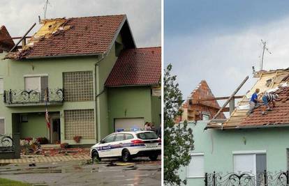 Slavonski Brod: Vjetar je odnio crijep s kuće i pao  ženi na glavu