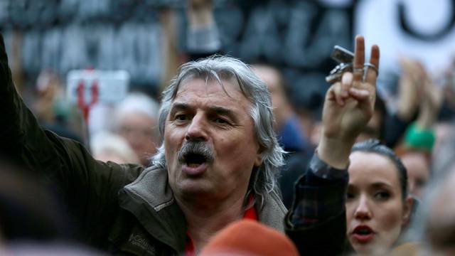 Rally in reaction to the murder of Slovak investigative reporter Jan Kuciak is held in Bratislava