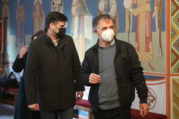 Milorad Pupovac u Šibeniku je posjetio crkvu Svetog Spasa u koju je sinoć provaljeno