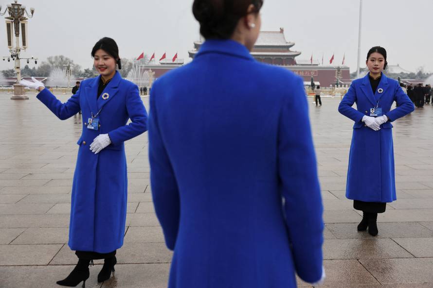China's NPC opening session at the Great Hall of the People, in Beijing