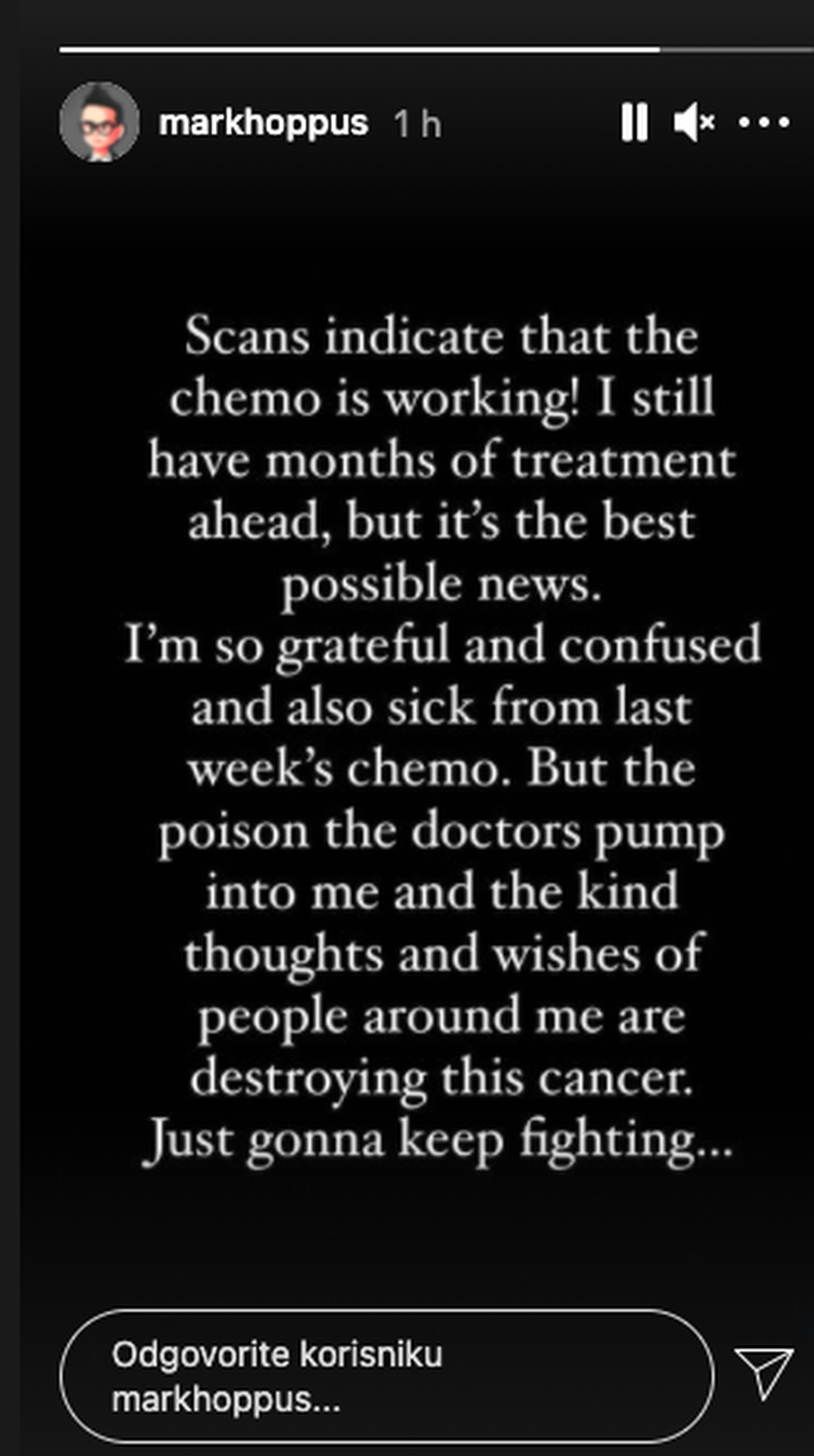 Glazbenik se oglasio nakon što je pobijedio rak: 'Nisam se ovako osjećao mjesecima...'