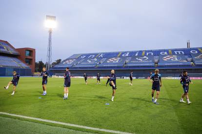 Zagreb: Trening hrvatske nogometne reprezentacije