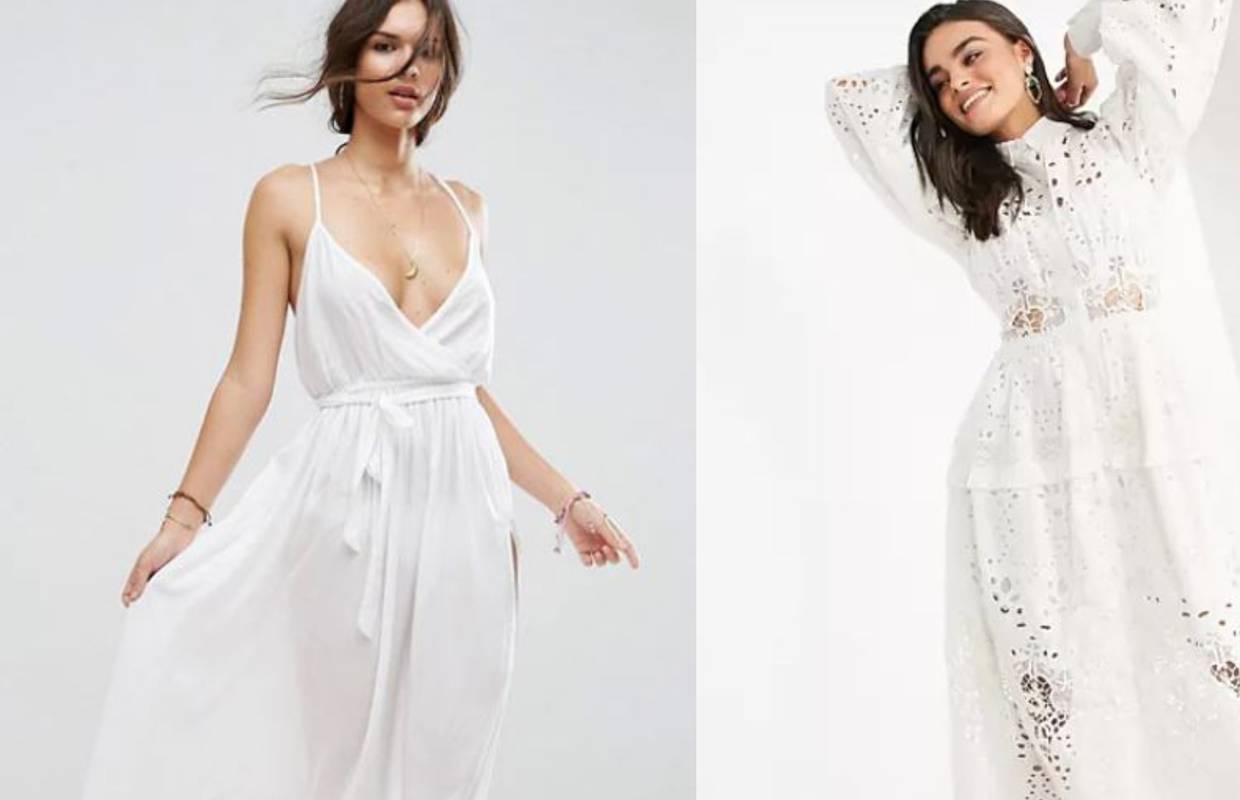 Velika bijela haljina - praktična u raznim stilskim prigodama