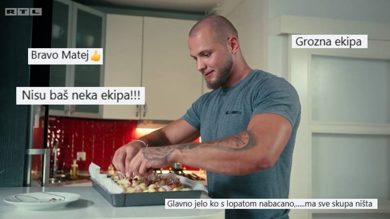 Gledatelji 'Večere za 5' nisu zadovoljni viđenim kod Mateja: 'Jelo k'o s lopatom nabacano'