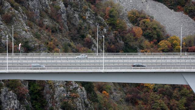 Most Rječina riječke obilaznice nad kanjonom rijeke Rječine