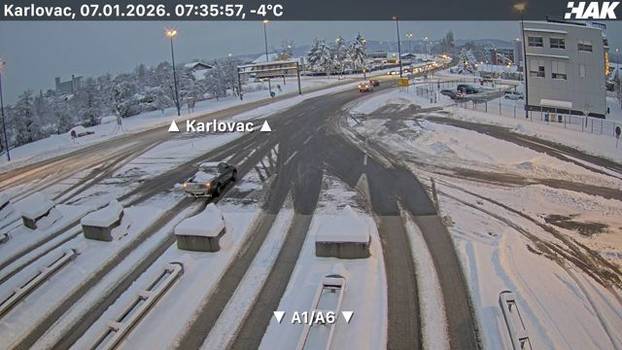 FOTO Autoceste diljem Hrvatske zametene snijegom, pogledajte