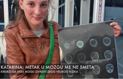 Djevojka (23) živi s metkom u mozgu već skoro osam godina