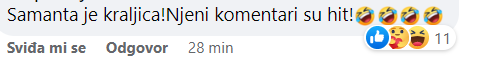 Samantini komentari nasmijali gledatelje: 'Koja kraljica, nju ostaviti i u narednim sezonama'