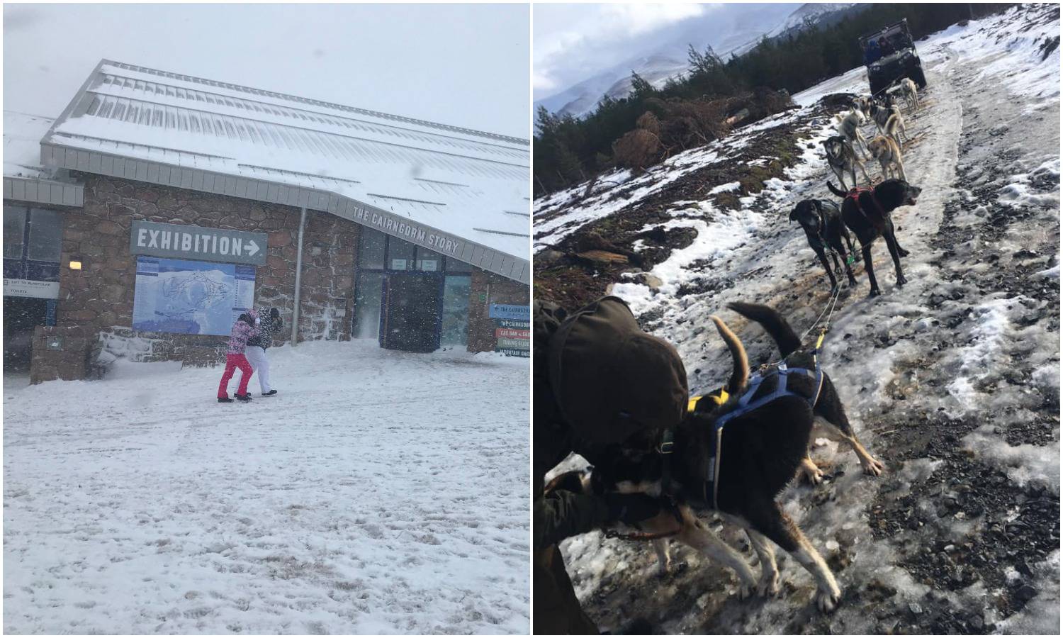 Britansko skijalište i vožnje psima propadaju, nema snijega