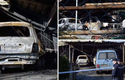 Policija otkrila: Požar u kojem su izgorjela tri auta podmetnut