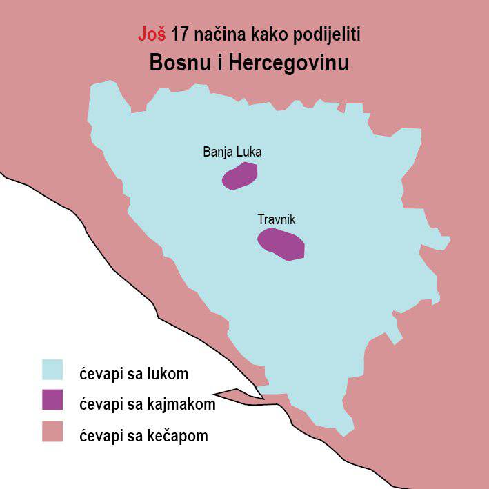 Sarajlija osmislio načine kako podijeliti BiH: Gdje su najljepše žene i što jedete uz ćevape?