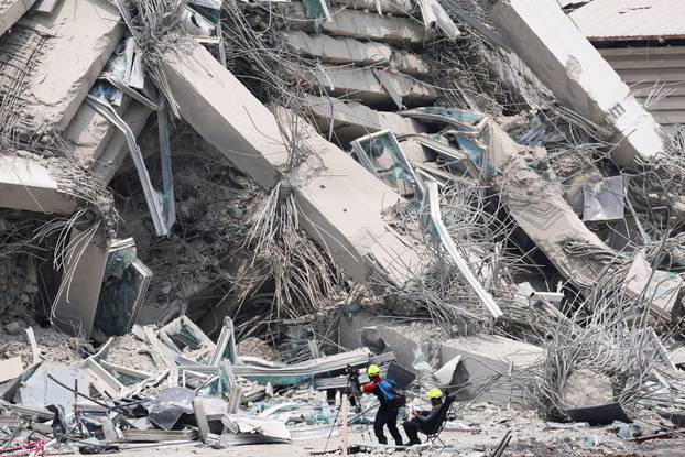 Aftermath of a strong earthquake, in Bangkok