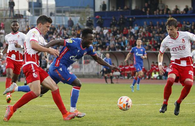 Utakmica 16. kola Mozzart Bet Super liga Srbije između FK Radnički Niš i FK Crvena zvezda 