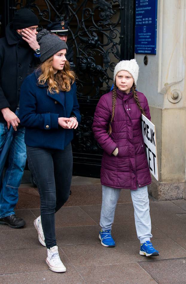 Climate activist Greta Thunberg in Hamburg