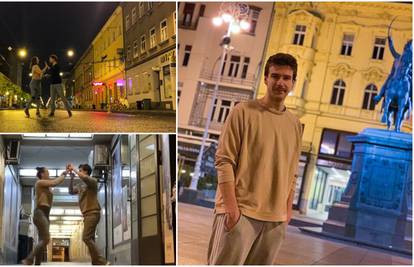 Zaplesali praznim zagrebačkim ulicama: 'Ovo je poklon Gradu'