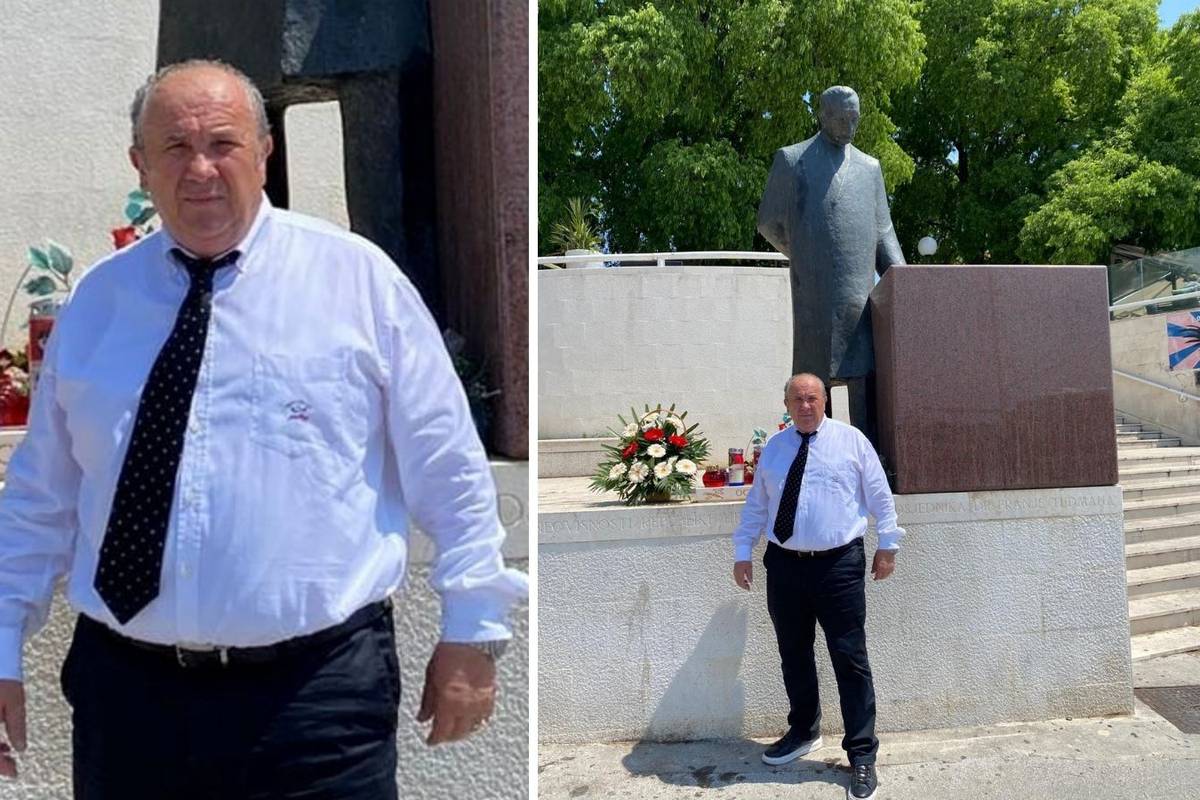 Željko Kerum ponosno pozirao ispred Tuđmanovog spomenika: 'Evo mene kod mog Franje!'