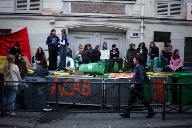 Nationwide day of student protests in France