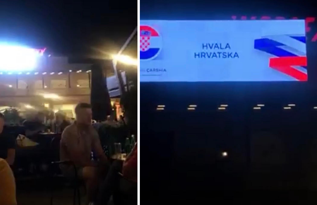 Kosovo se zahvaljuje, na ekranu prikazivali 'Hvala Hrvatska'