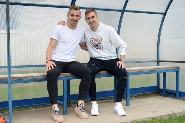 Nedeljanec: Hrvatski nogometni reprezentativci Marko Rog i Dario Melnjak