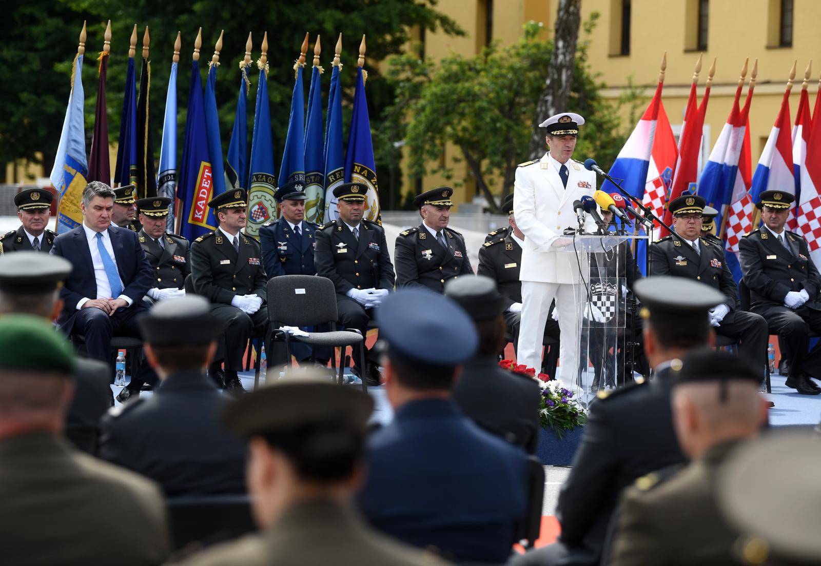 Zagreb: Predsjednik Milanović na svečanom obilježavanju Dana hrvatske vojske