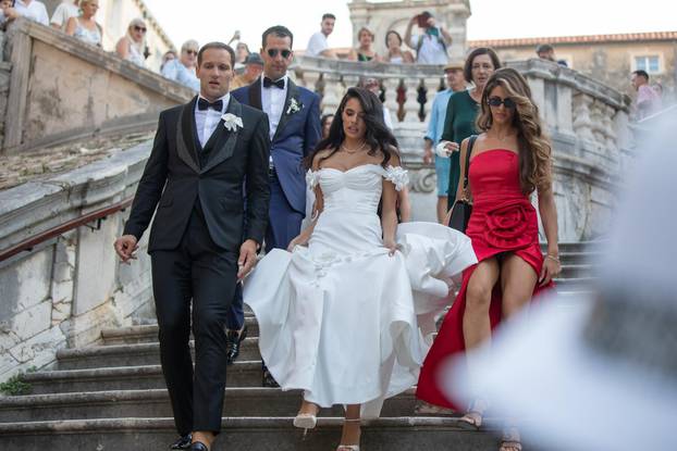 Zrinka Šahurić i Bojan Bogdanović vjenčali su se u Dubrovniku 