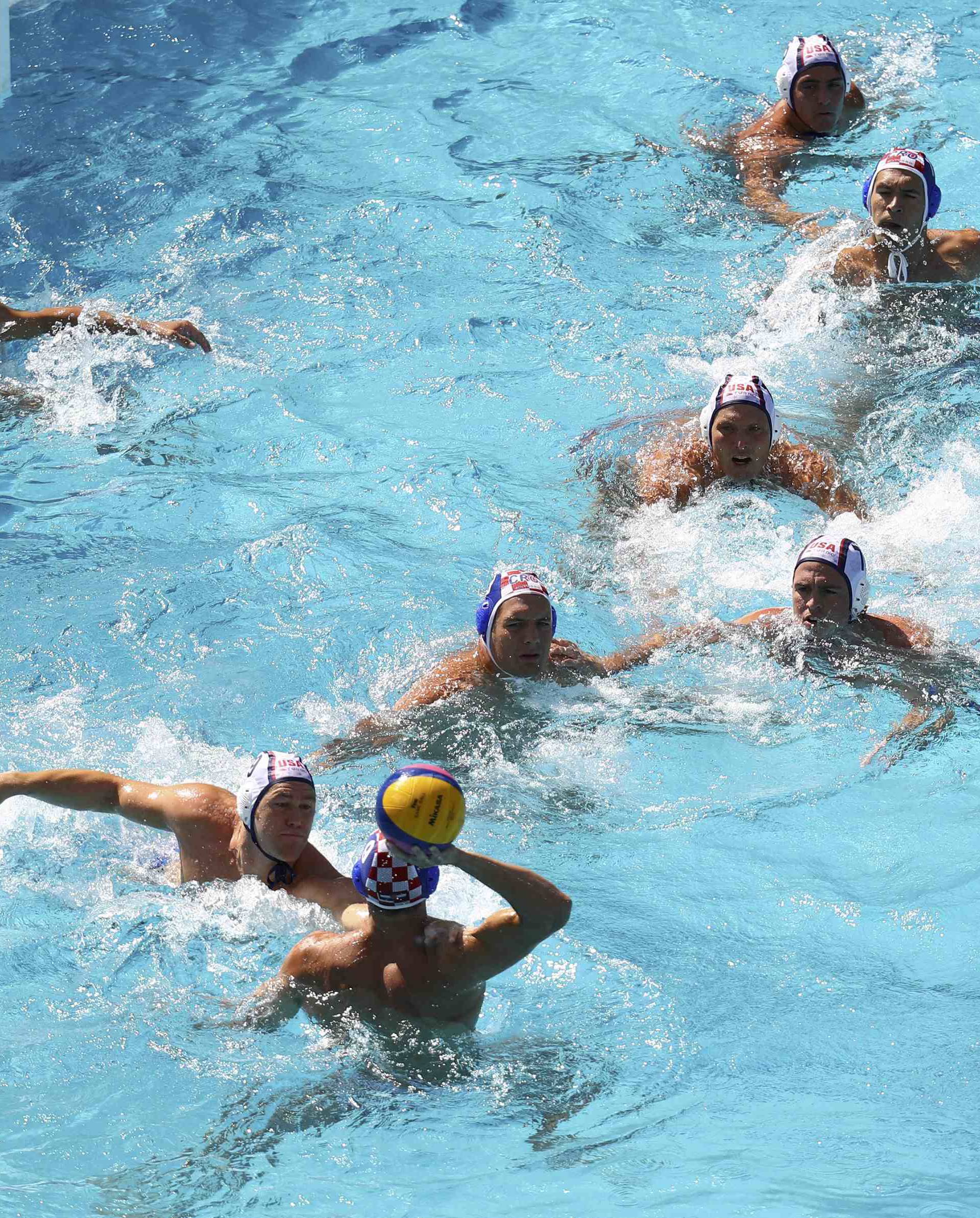 Water Polo - Men's Preliminary Round - Group B USA v Croatia