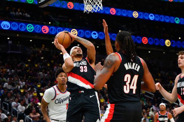 NBA: Preseason-Portland Trail Blazers at Los Angeles Clippers