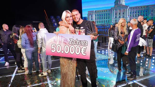 Dejan Dragojević pobjednik je 5. sezone  Zadruge, a njegova bivša supruga Dalila osvojila je drugo mjesto