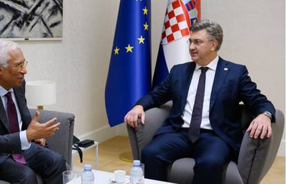 FOTO Andrej Plenković s Antoniom Costom, budućim predsjednikom Europskog vijeća