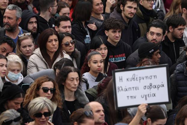 Greeks strike and protest on anniversary of deadly train crash