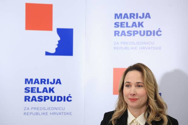 Zagreb: Marija Selak Raspudić održala je konferenciju za medije 