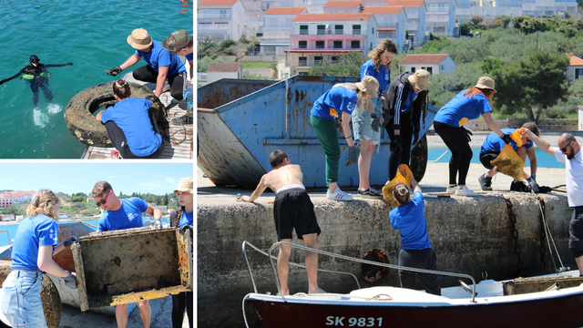 Ekoakcija na Šolti: Volonteri zasukali rukave pa očistili plažu i podmorje. 'Svi su tili dat ruke'